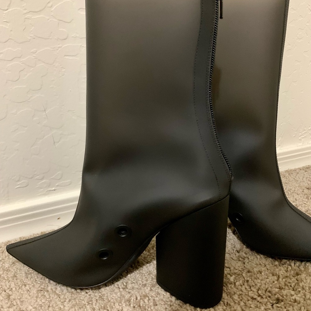 Yeezy Dark Grey Ankle Boots